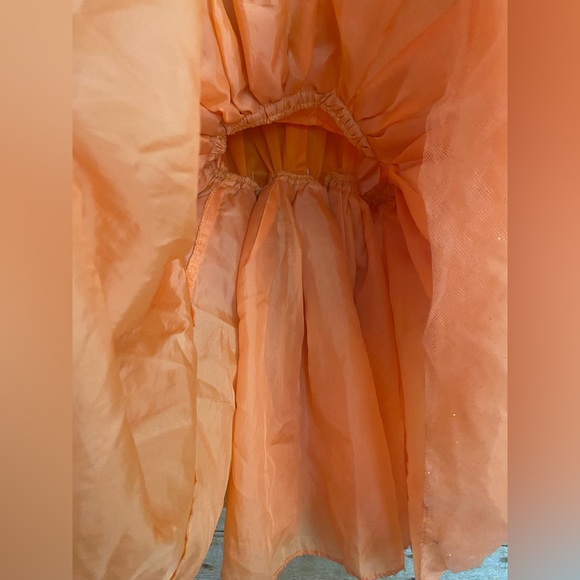 Lalaloopsy Girl Dress Small 3 - 4 Orange Costume Layered Ruffles Halloween - Picture 6 of 11